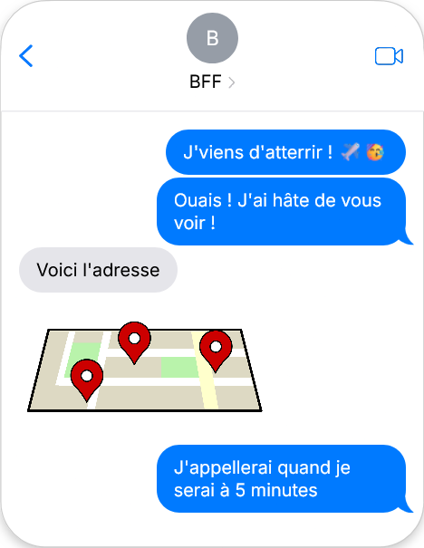 Texter et clavarder facilement